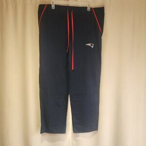 New England Patriot's NFL Pants NWOT Drawstring  Red accent Side Pockets